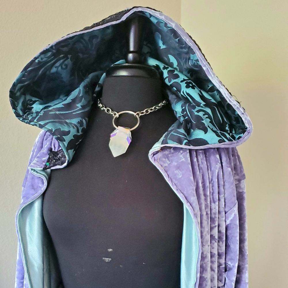 Witchy hooded kimono